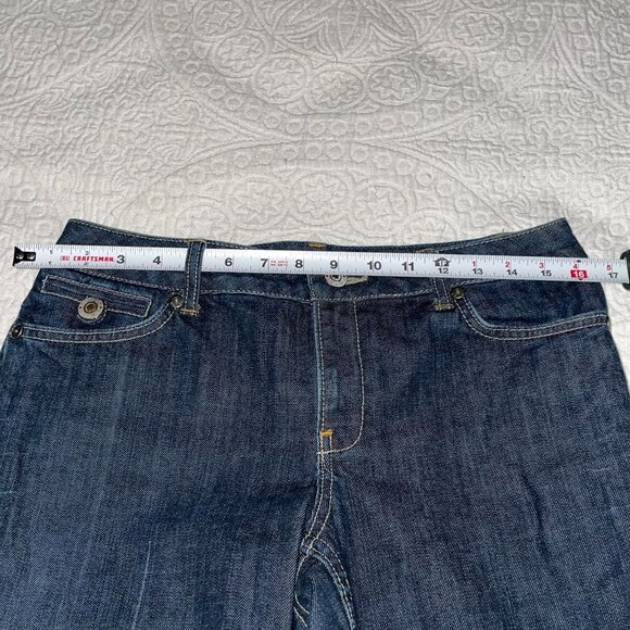 Banana Republic Wide Leg Blue Jeans Size 6 - Picture 8 of 9